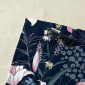 Esthetische bloemendouchegordijn strandlaken (In situ)