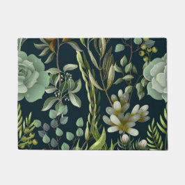 Esthetische bloemenpracht deurmat