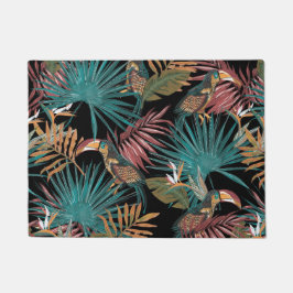 Esthetische bloemenpracht deurmat