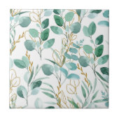 Esthetische bloemenpracht tegeltje (Voorkant)