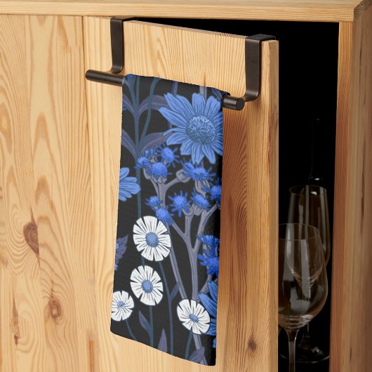 Esthetische bloemenpracht theedoek