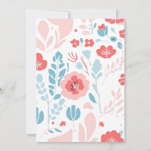 Esthetische bloemkunst kaart (Voorkant)