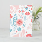 Esthetische bloemkunst kaart (Staand voorkant)