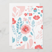 Esthetische bloemkunst kaart (Voorkant / Achterkant)