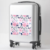 Esthetische bloemsticker | Minimaal ontwerp Sticker (Koffer)