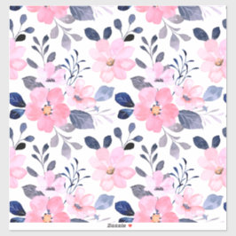 Esthetische bloemsticker | Minimaal ontwerp Sticker