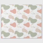 Esthetische Boho geometrische organische vormen pa Cadeaupapier (Vlak)