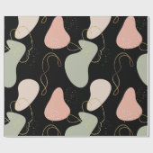 Esthetische Boho geometrische organische vormen pa Cadeaupapier (Vlak)