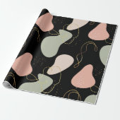 Esthetische Boho geometrische organische vormen pa Cadeaupapier (Uitgerold)