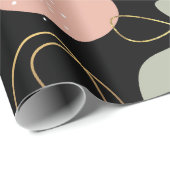 Esthetische Boho geometrische organische vormen pa Cadeaupapier (Rol Hoek)