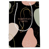 Esthetische Boho geometrische organische vormen pa Medium Cadeauzakje (Voorkant)