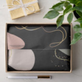 Esthetische Boho geometrische organische vormen pa Tissuepapier (Geschenk)