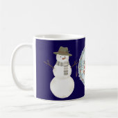 Esthetische Boho Sneeuwman Koffiemok (Links)