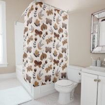 Esthetische boho vlinders met bladeren lente