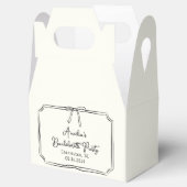 Esthetische boog vrijgezellenfeest welkomstgeschen bedankdoosjes (Geopend)