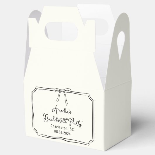 Esthetische boog vrijgezellenfeest welkomstgeschen bedankdoosjes (Geopend)