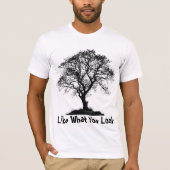 Esthetische Boom Silhouet T-Shirt (Voorkant)
