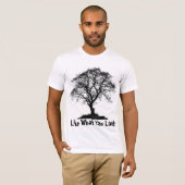 Esthetische Boom Silhouet T-Shirt (Voorkant volledig)