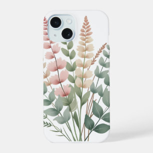 Esthetische Botanische Varens Bloemmotief Hoesje iPhone 15 Case