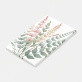 Esthetische Botanische Varens Bloemmotief Post-it Post-it® Notes (Schuin)