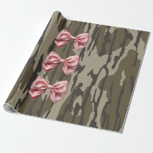 Esthetische Bottomland Camo Baby Roze linten & str