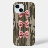 Esthetische Bottomland Camo Baby Roze linten & str Case-Mate iPhone Case (Achterkant)