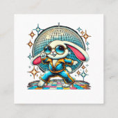 Esthetische Bunny Disco Klantenkaartje (Achterkant)
