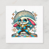 Esthetische Bunny Disco Klantenkaartje (Voorkant)