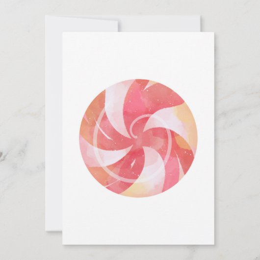 Esthetische Candyland thema uitnodiging Snoep them (Achterkant)