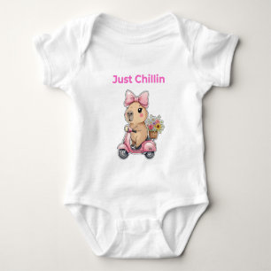 Esthetische Capybara Chillende Cute T-Shirt