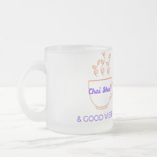 Esthetische Chai Shai En Goede Vibes Desi Koffie Matglas Koffiemok
