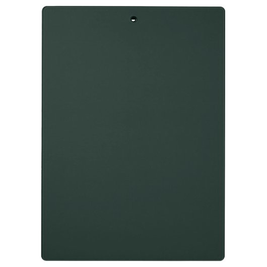 Esthetische Charcoal Chic Gold Script Monogram Klembord (Achterkant)