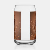 Esthetische Chocolade Spat Iced Coffee Glas (Links)