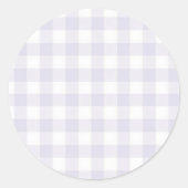 Esthetische cirkel ronde sticker (Voorkant)