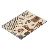  Esthetische Collage Notitieboek - Antiek Boek (Linkerzijde)