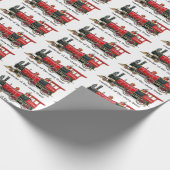 Esthetische conducteur van de Crazy Train Cadeaupapier (Hoek)