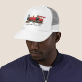 Esthetische conducteur van de Crazy Train-honkbalp Trucker Pet (In situ)