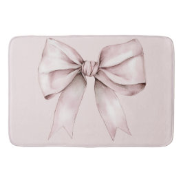 Esthetische coquette roze strik Gepersonaliseerde  Badmat