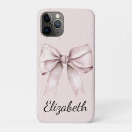 Esthetische coquette roze strik Gepersonaliseerde  Case-Mate iPhone Case