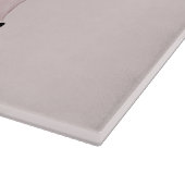 Esthetische coquette roze strik Gepersonaliseerde  Snijplank (Hoek)