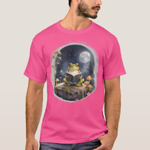 Esthetische Cottagecore Frog Leesboek Schattigee K T-shirt