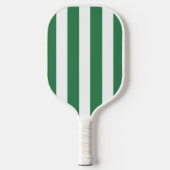 Esthetische Country Club Green Stripes Monogram Sc Pickleball Paddle (Voorkant)
