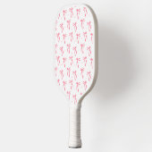 Esthetische Country Club Roze Bogen Monogram Prepp Pickleball Paddle (Links)