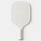 Esthetische Country Club Stripes Plakte Monogram N Pickleball Paddle (Achterkant)