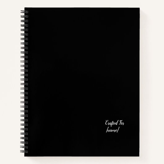 Esthetische Custom Genoemd Spiral Notitieboeken (Voorkant)