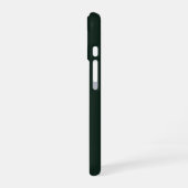 Esthetische Deep Forest Green iPhone 16 Hoes | Min Hoesje (Linkerkant)