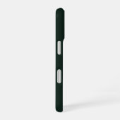 Esthetische Deep Forest Green iPhone 16 Hoes | Min Hoesje (Rechterkant)