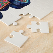 Esthetische Desi Vintage Pakistaanse Truckkunst Legpuzzel (Zijkant)