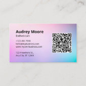 Esthetische diensten visitekaartje (Voorkant)