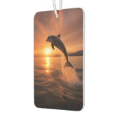 Esthetische Dolfijn Ocean Sunset Dolfijn Liefhebbe Luchtverfrisser (Links)
